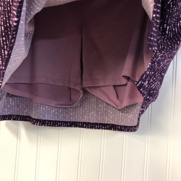 Tranquility Purple Patterned Women's Skort Women’s XL Athletic Peformance - Picture 3 of 5